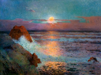 Sonnenuntergang am Meer, 1925 von Fernand Loyen du Puigaudeau