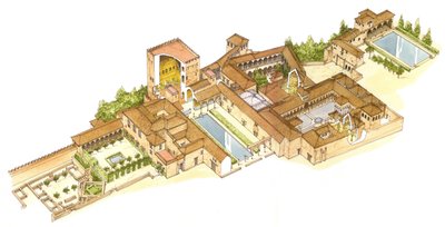 Alhambra, Granada, Spanien. Königliche Paläste von Fernando Aznar Cenamor