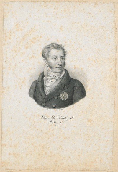 Prinz Adam Jerzy Czartoryski 1770-1861, 1831 von Filip Romanowski
