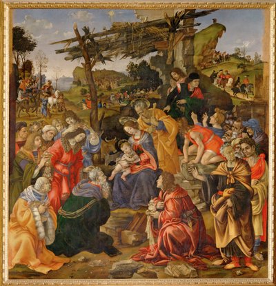 Anbetung der Heiligen Drei Könige von Filippino Lippi