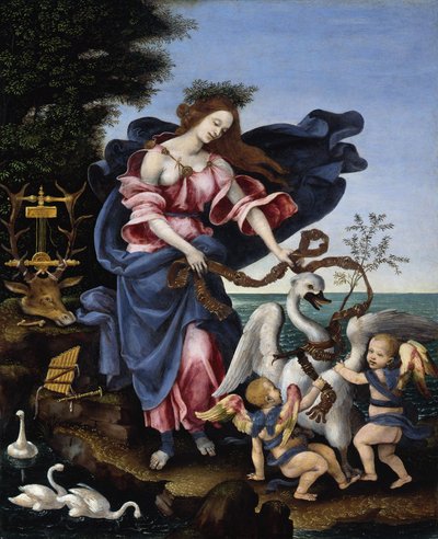 Allegorie der Musik (Erato) von Filippino Lippi