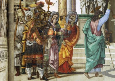 Der Apostel Philippus vor dem Tempel des Mars in Hierapolis von Filippino Lippi
