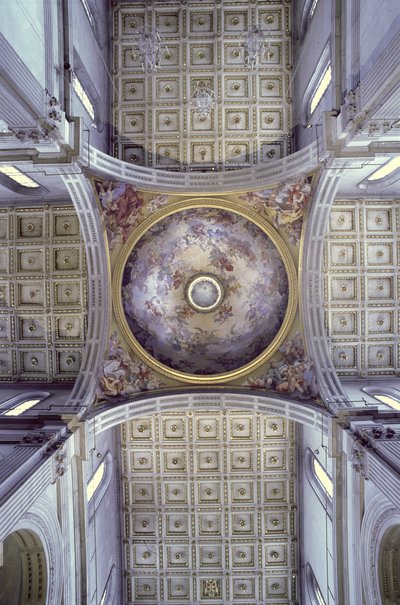 Ansicht des Inneren der Kuppel, gebaut 1425-46 von Filippo Brunelleschi