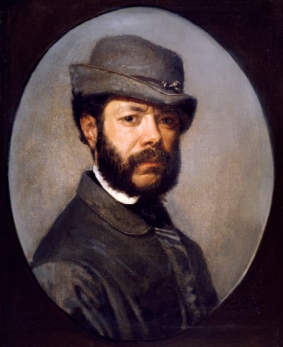 Selbstporträt von Filippo Palizzi (1818-1899) von Filippo Palizzi