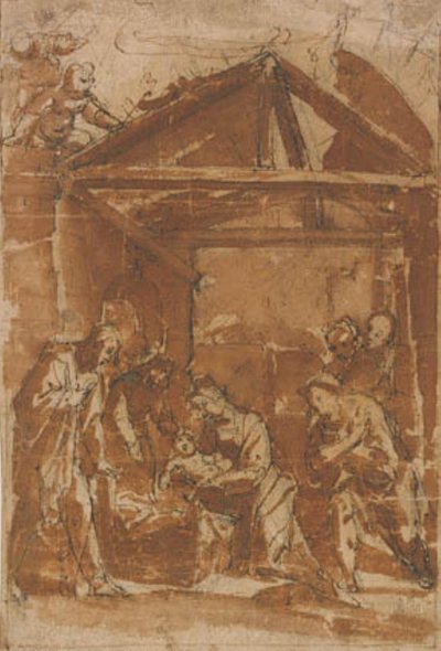 Anbetung der Hirten von Filippo Tarchiani