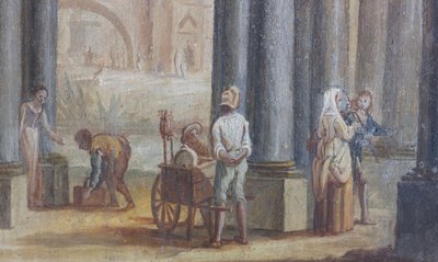 Genrebild (Detail) von Filippo or Juvara Juvarra