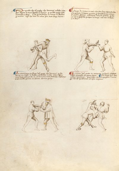 Kampf mit Dolch von Fiore Furlan dei Liberi da Premariacco