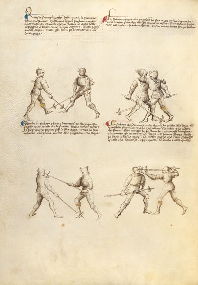 Kampf mit der Streitaxt von Fiore Furlan dei Liberi da Premariacco