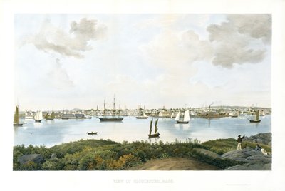 Ansicht von Gloucester, Mass., ca. 1856 von Fitz Henry (attr.to) Lane