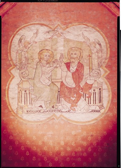 Segnung der Jungfrau (Fresko) von Flemish School