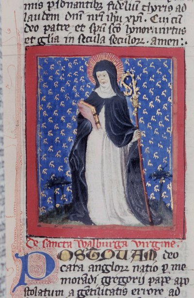 Seite aus der Legenda Aurea, Brügge, ca. 1400-10 von Flemish School
