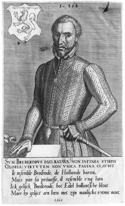 Porträt von Graf Heinrich von Brederode (1531-68), 1566 von Flemish School