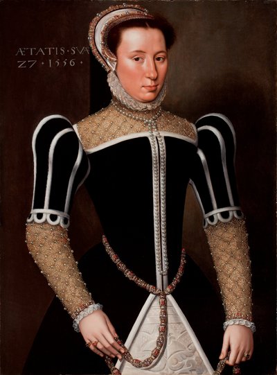 Porträt einer Frau, 1556 von Flemish School