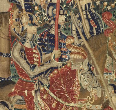 Wandteppich, der die Eroberungen von König Alfons V. von Portugal zeigt von Flemish School