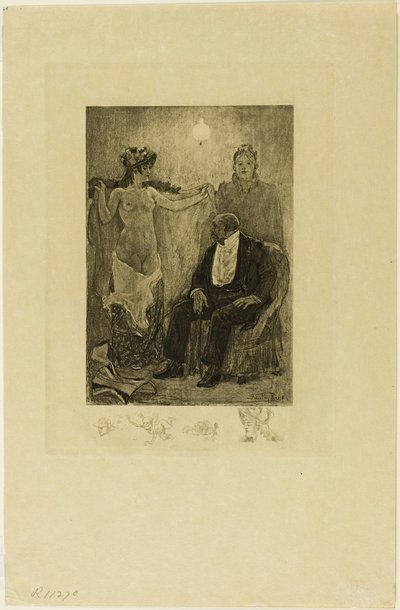 Zwischen den Akten oder die Engländerin des neuen Balletts von Félicien Rops