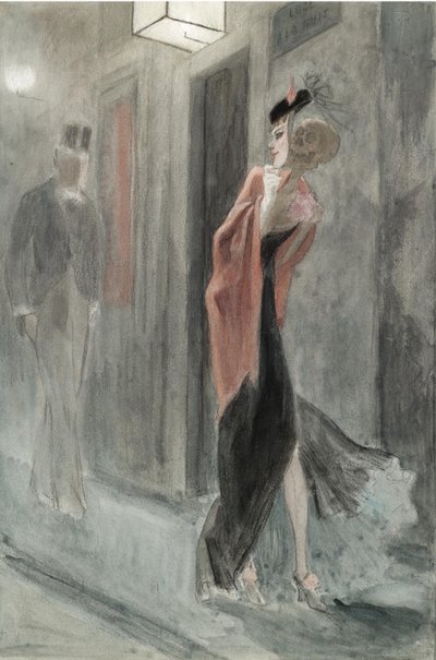 Straßenecke, vier Uhr morgens, Parodie humaine von Félicien Rops