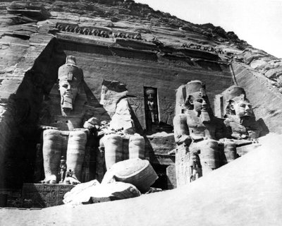 Der Tempel von Abu Simbel, Nubien, Ägypten, 1878 von Félix Bonfils