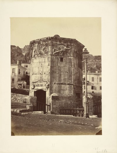 Turm der Winde, Athen von Félix Bonfils