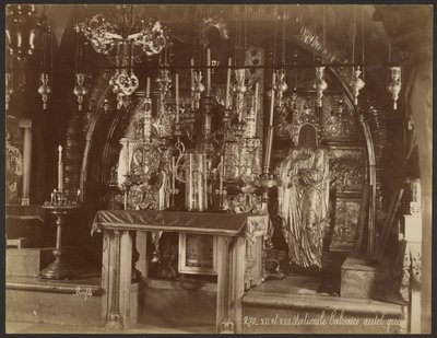 XII und XIII Stationen, der Kalvarienberg, griechischer Altar von Félix Bonfils