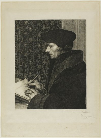 Erasmus von Félix Henri Bracquemond