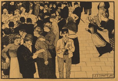 Die Sänger (Les Chanteurs) von Félix Vallotton