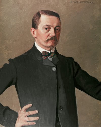 Selbstbildnis Félix Vallotton von Félix Vallotton