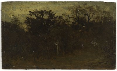 Waldecke, zwischen 1850 und 1860 von Félix Ziem