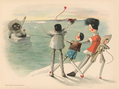 Illustration für The Golliwoggs Polar Adventures von Florence K. Upton