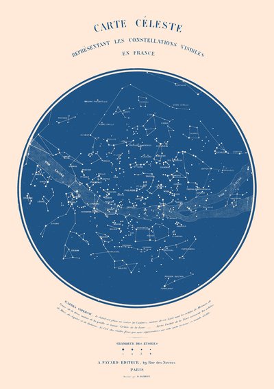 Carte Celeste - ASTER EDITION, 2022 von Florent Bodart