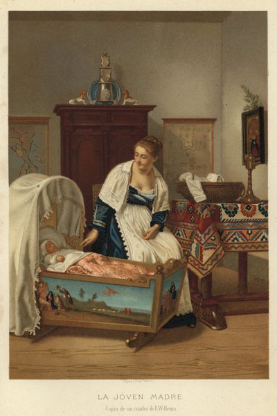Die junge Mutter von Florent Willems