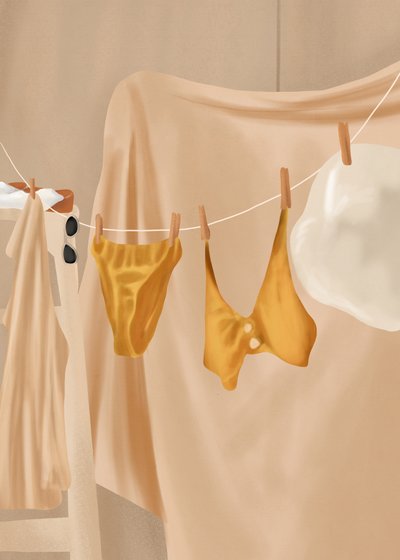 Goldene Sommerwäsche von Flow Line