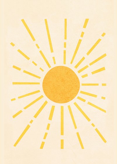 Goldener Sonnenstrahl von Flow Line