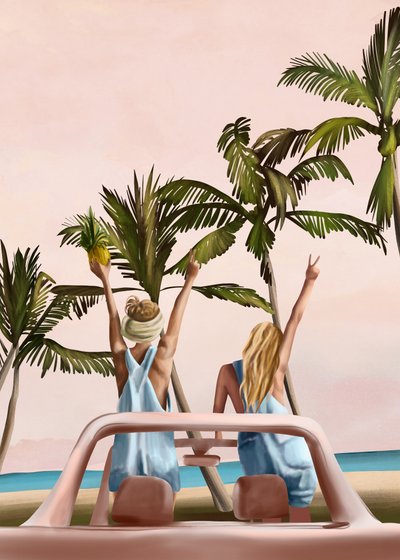 Tropische Strandfreunde von Flow Line
