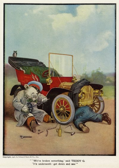 Wir haben etwas kaputt gemacht, sagte Teddy - G, es ist darunter: geh runter und sieh nach. von Floyd V. Campbell