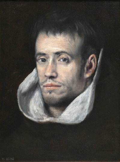 Porträt eines Dominikaner- (oder Trinitarier-) Mönchs von Follower of El Greco
