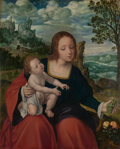 Die Rast auf der Flucht nach Ägypten, ca. 1540 von Follower of Quentin Metsys