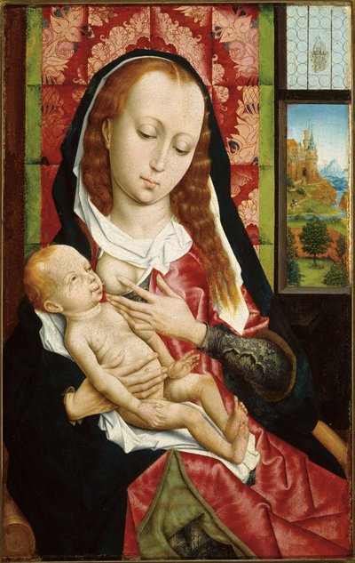 Die Jungfrau und das Kind von Follower of Rogier van der Weyden