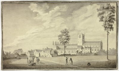Alte Abteikirche von Follower of Samuel Hieronymus Grimm