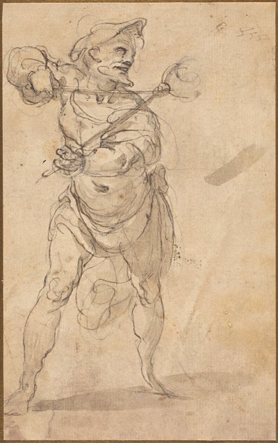 Ein Peiniger mit Zangen von Follower of Taddeo Zuccaro