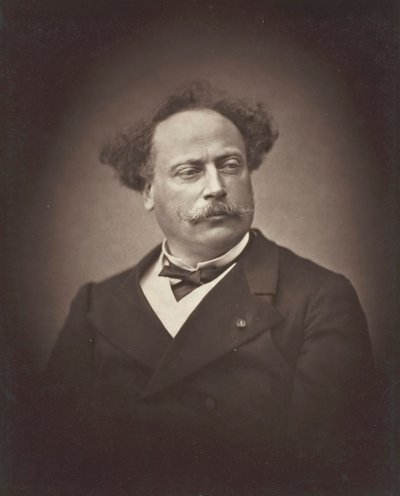 Alexandre Dumas, fils französischer Romanautor und Dramatiker, 1824-1895, 1875-76 von Fontaine