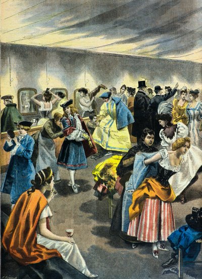 Der fette Ochse in Paris 1896, die Vorbereitungen im Palais de l