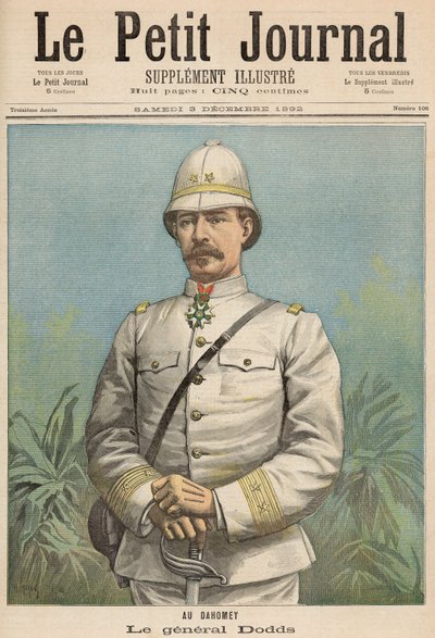 General Alfred Amedee Dodds (1842-1922) in Dahomey, aus 