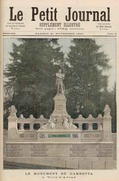 Denkmal für Gambetta in Ville-d