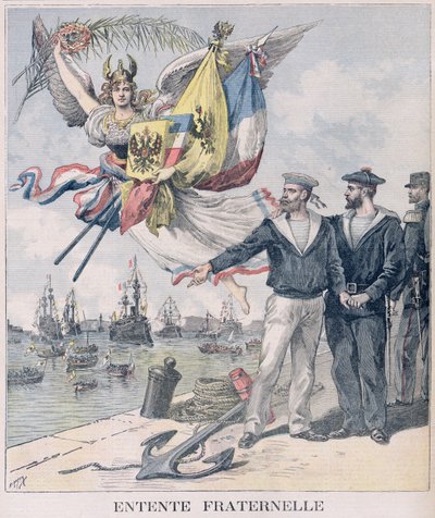 Die französisch-russische Entente, Illustration aus 