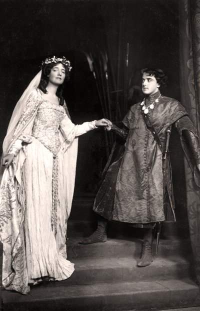 Dorothea Baird 1875-1933 und Harcourt Williams 1880-1957 in Paola und Francesca, 1907 von Foulsham and Banfield