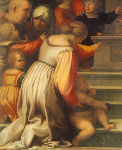 Unsere Liebe Frau der Barmherzigkeit von Bartolomeo della Porta, bekannt als Fra Bartolomeo (1472-1517), (Detail) von Fra (1472 1517) Bartolomeo