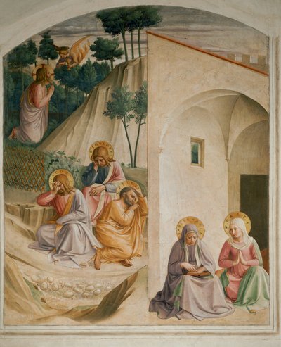 Cella 34: Christus betet in Gethsemane von Fra (c.1387-1455) Angelico