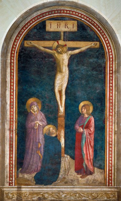 Die Kreuzigung mit dem heiligen Dominikus von Fra (c.1387 1455) Angelico