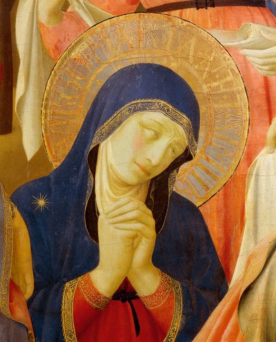 Kreuzabnahme oder Altarbild der Heiligen Dreifaltigkeit, um 1432, von Giovanni da Fiesole, bekannt als Fra Angelico (1400-ca. 1455) von Fra (c.1387 1455) Angelico