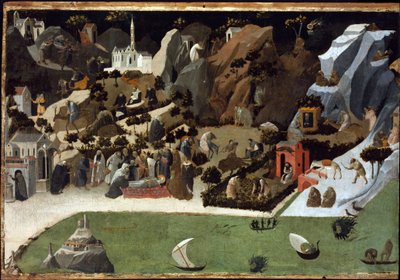 Thebaide - Szenen aus dem Leben der Wüstenväter von Fra (c.1387 1455) Angelico